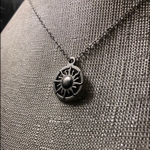 Sun Silver Necklace